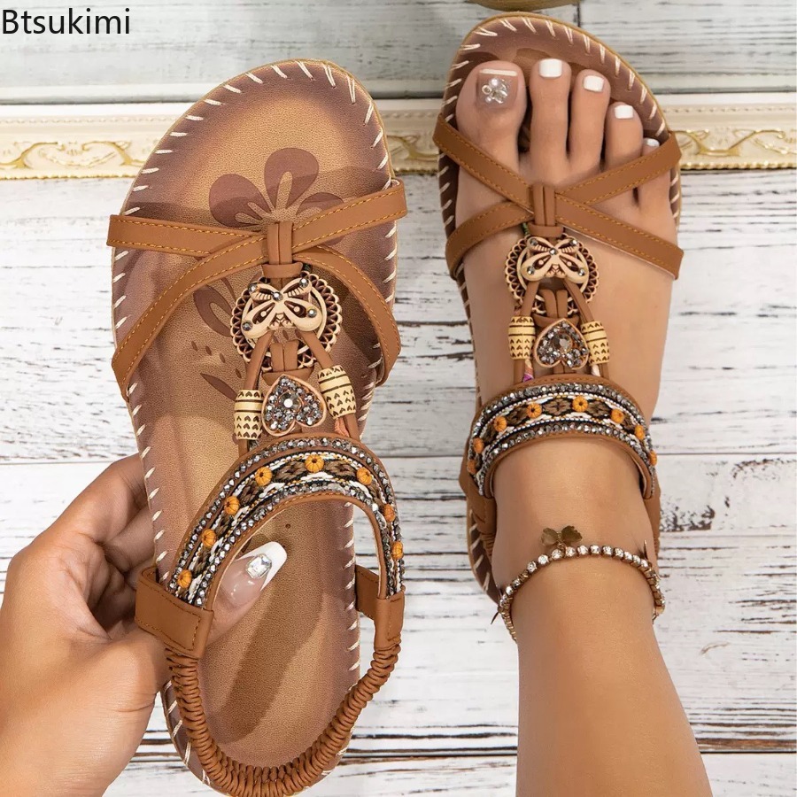 Sandalias Bohemias para Mujer, - Ethnic Fashion For Ladies reseña y precio