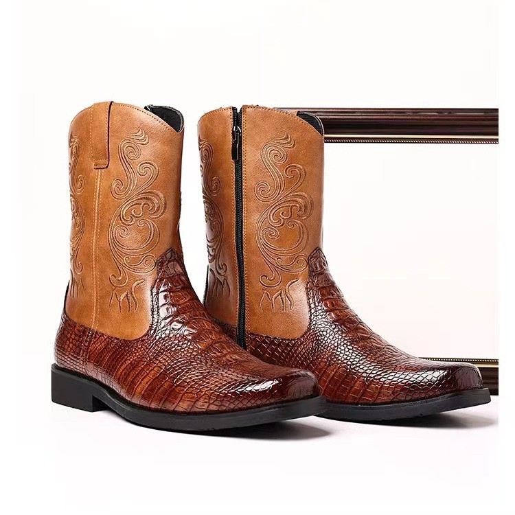 Botas de vaquero del oeste par - Ethnic And Fashion reseña y precio