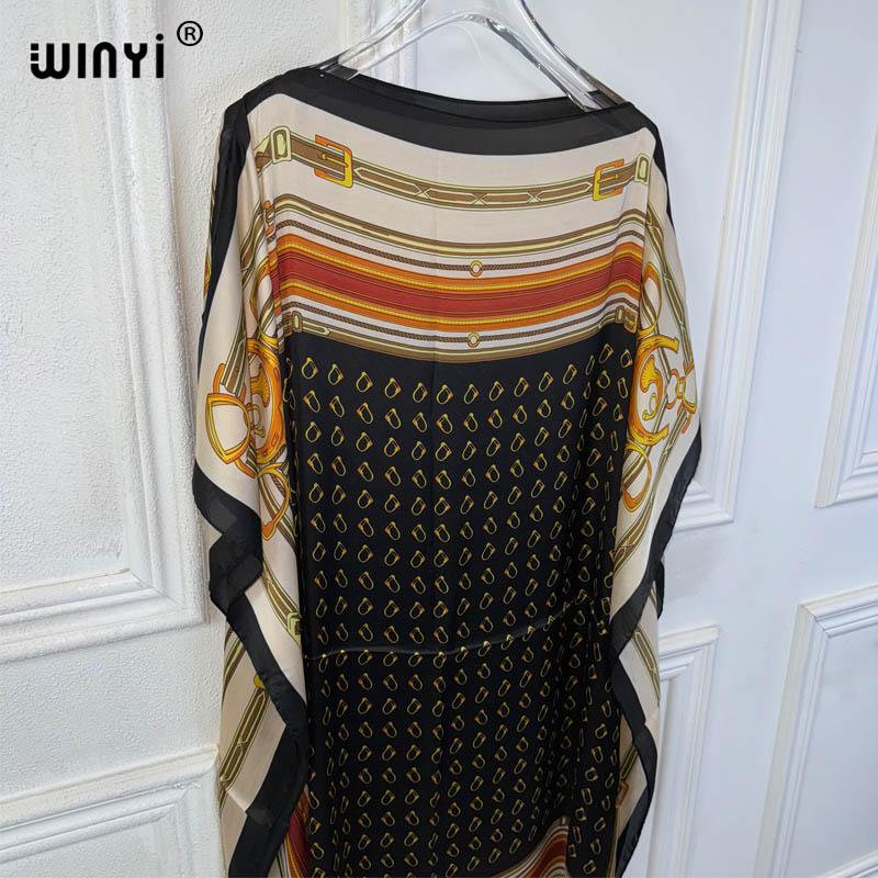 WINYI-vestido sexy africano pa - Kaftan Women Boho reseña y precio
