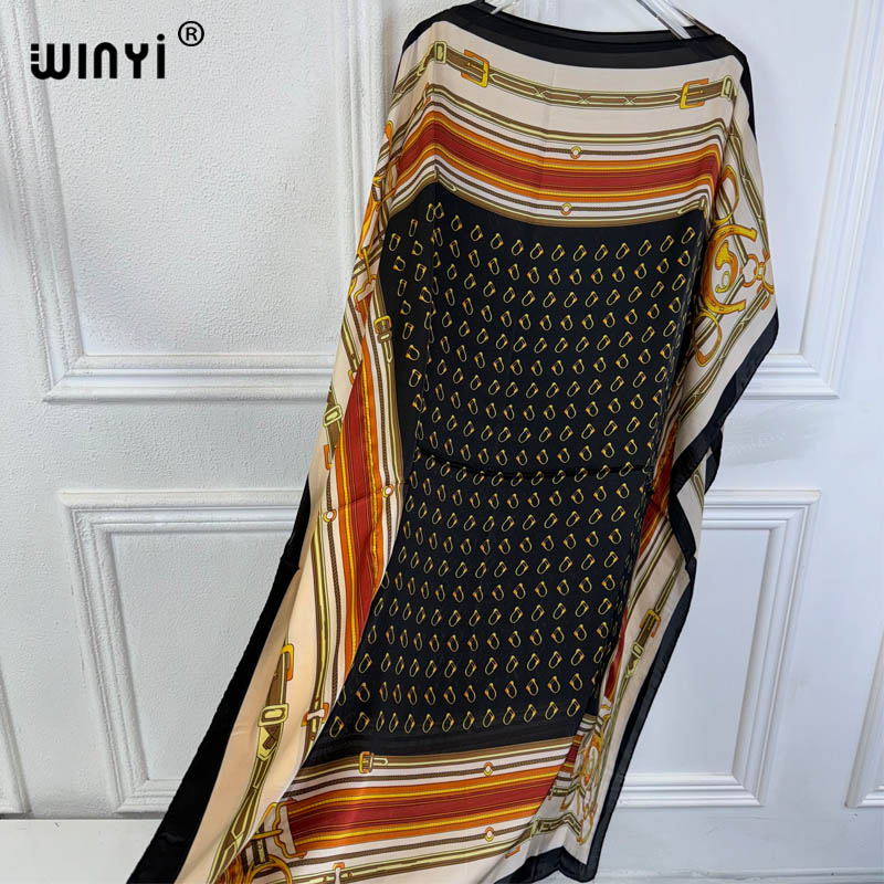 WINYI-vestido sexy africano pa - Kaftan Women Boho reseña y precio