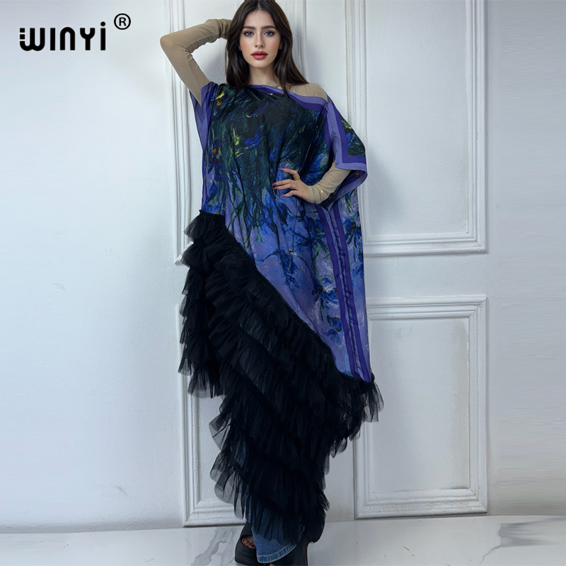 WINYI-ropa africana de talla g - Kaftan Women Boho reseña y precio