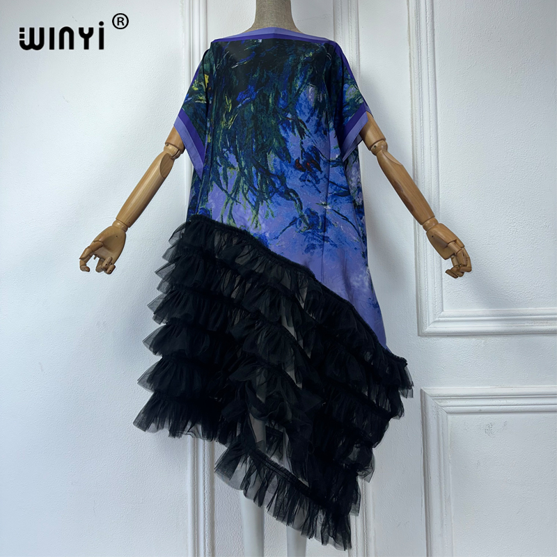 WINYI-ropa africana de talla g - Kaftan Women Boho reseña y precio