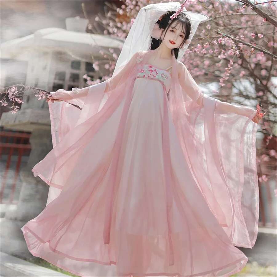 Hanfu-vestido tradicional chin - Ethnic Dress Fashion Show reseña y precio