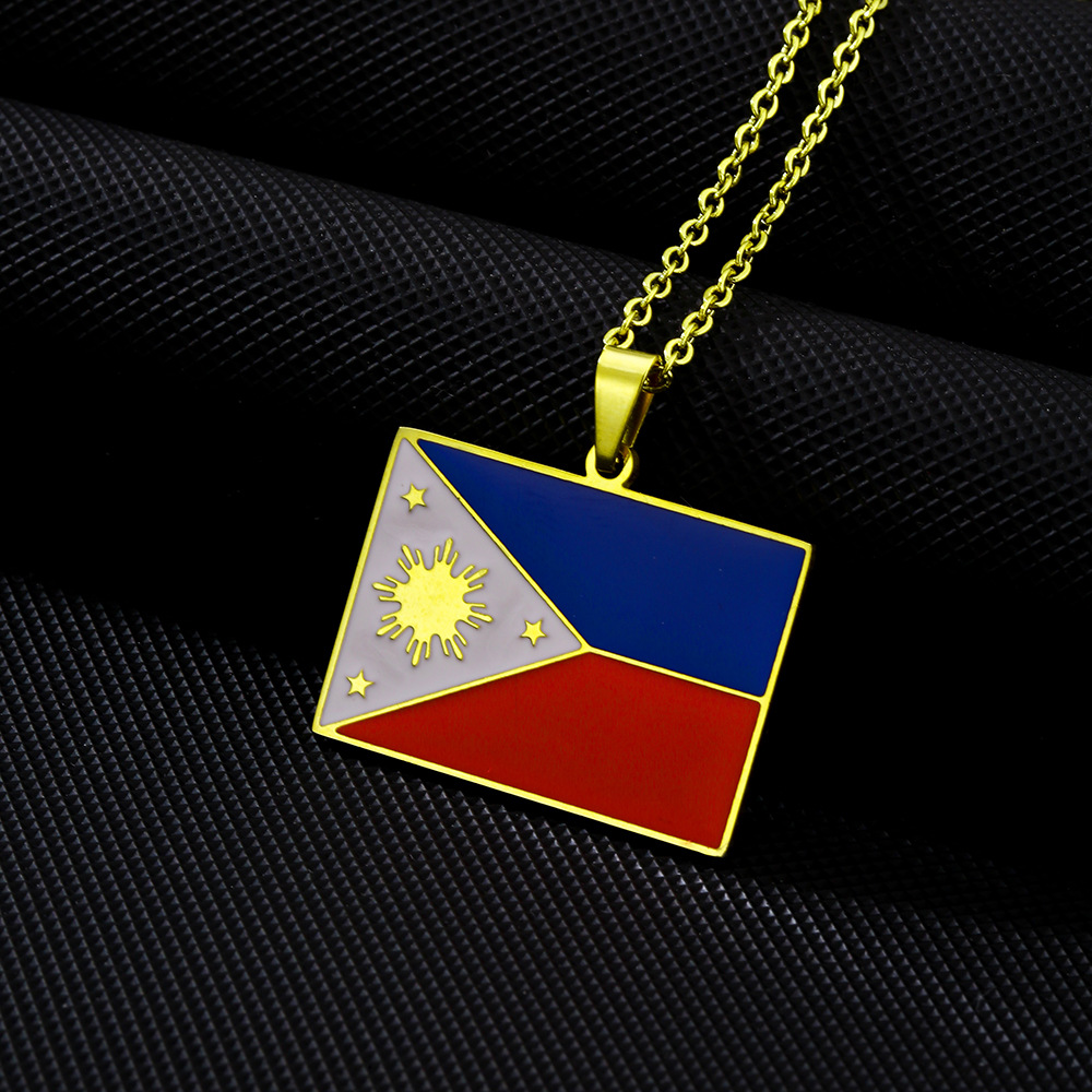 Collar de acero inoxidable con - Ethnic Fashion Philippines reseña y precio