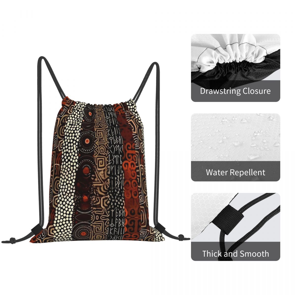 Mochilas africanas de arte tri - Ethnic Fashion Book reseña y precio